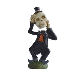Funny Skeleton Figurine: 4 x 7.75 inches